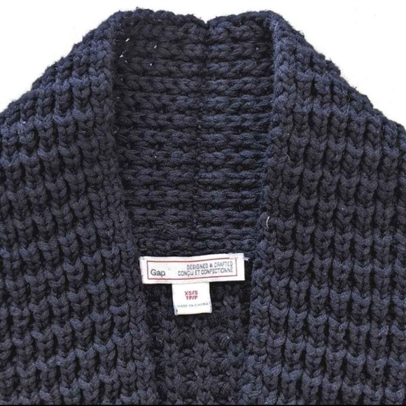 Gap rib knit black cardigan sweater, women's xs - Picture 5 of 6